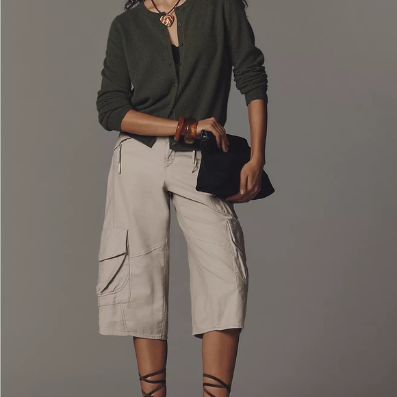 Anthropologie Dark Green Women's Cardigan - Picture 4 of 6